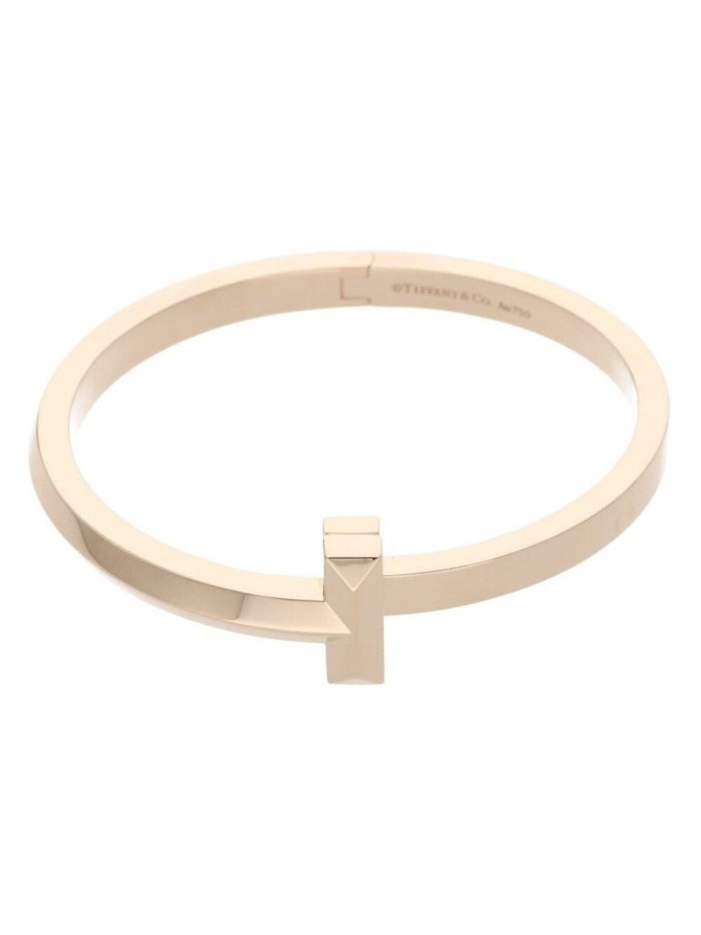 Tiffany & Co T One Wide Hinge PG Bracelet